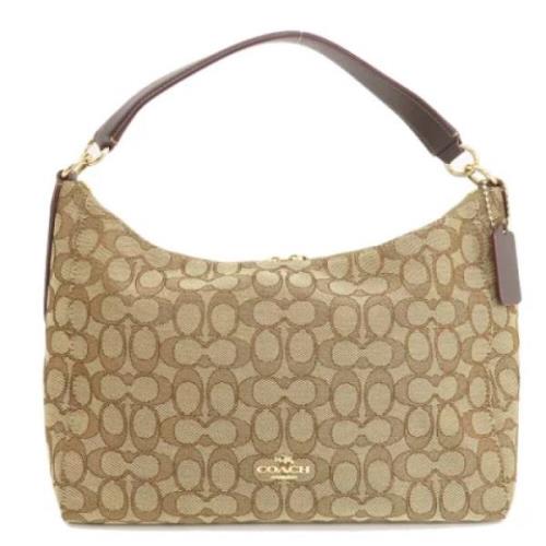 Coach Pre-owned Pre-owned Canvas axelremsvskor Brown, Dam