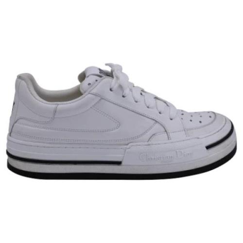 Dior Vintage Pre-owned Laeder sneakers White, Herr