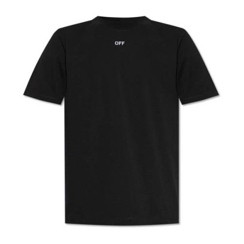 Off White T-shirt med logotyp Black, Herr