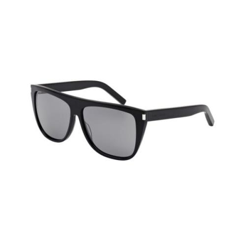 Saint Laurent Solglasögon SL 1 färg 001 Black, Unisex