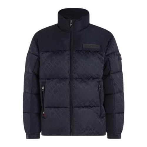 Tommy Hilfiger Kort New York Monogram Puffer Jacka Blue, Herr