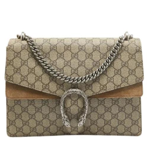 Gucci Vintage Pre-owned Mocka gucci-vskor Beige, Dam