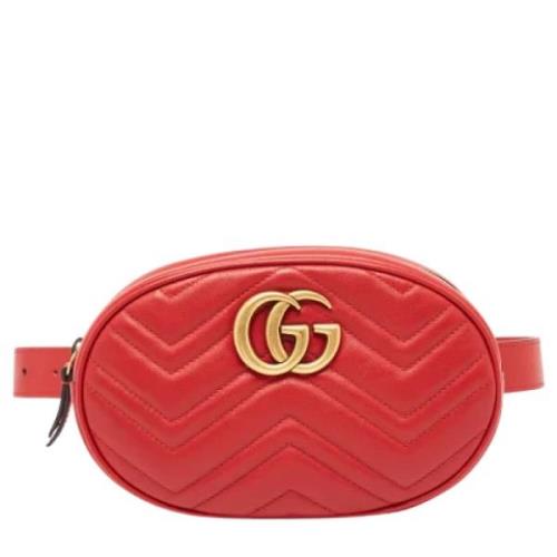 Gucci Vintage Pre-owned Laeder handvskor Red, Dam