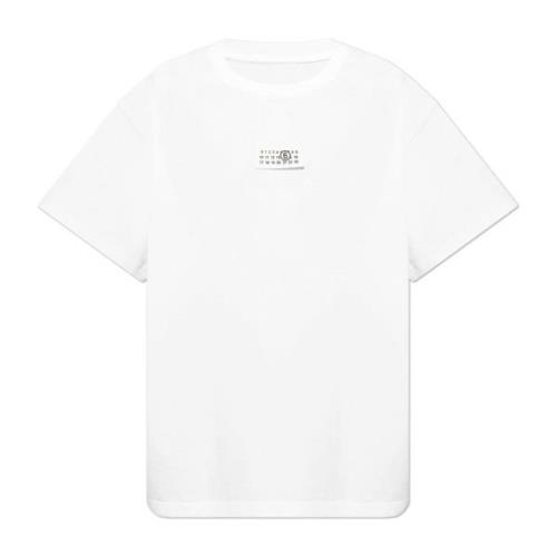 MM6 Maison Margiela Oversize T-shirt White, Herr