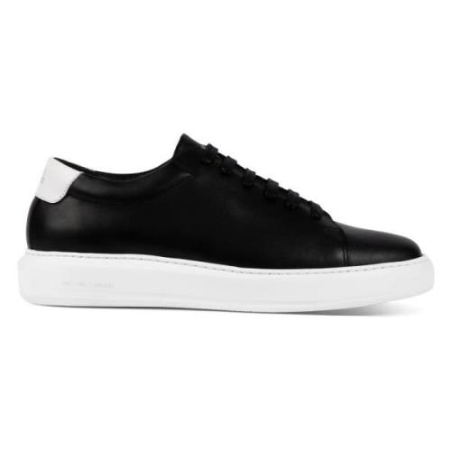 National Standard Handgjorda Etiska Sneakers Svart Vit Black, Herr