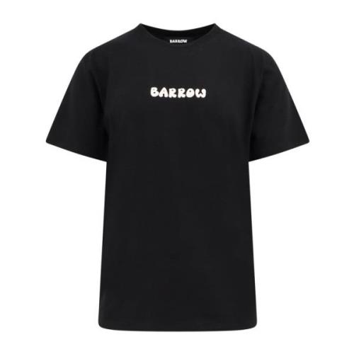 Barrow Ikoniskt Logotyp Bomull T-Shirt Black, Herr