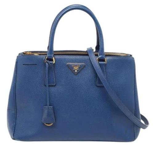 Prada Vintage Pre-owned Laeder totevskor Blue, Dam