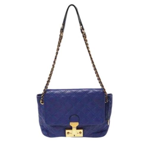 Marc Jacobs Pre-owned Pre-owned Laeder axelremsvskor Blue, Dam