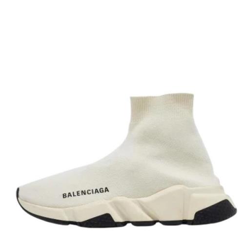 Balenciaga Vintage Pre-owned Laeder sneakers White, Dam