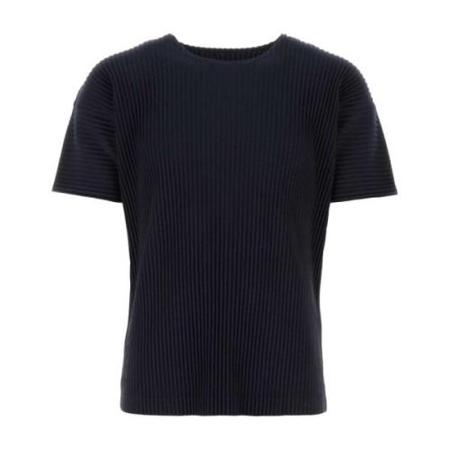 Issey Miyake Stilren Svart Polyester T-shirt Black, Herr