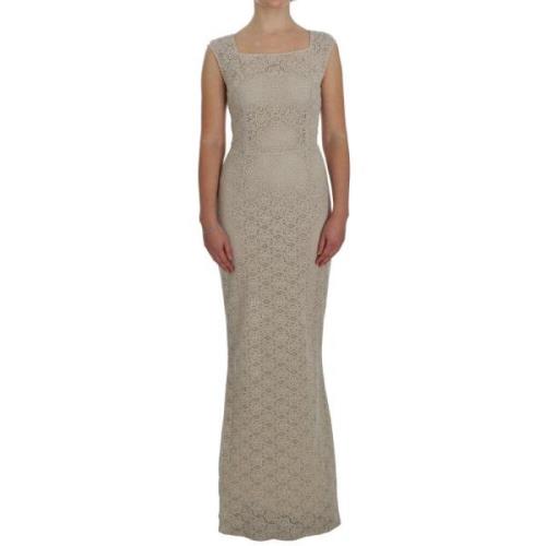 Dolce & Gabbana Maxi Dresses Gray, Dam