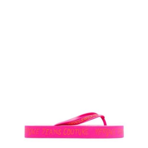 Versace Jeans Couture Rosa Sandaler för Kvinnor Pink, Dam