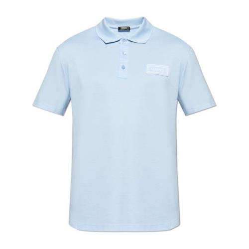 Versace Polo med logotyp Blue, Herr