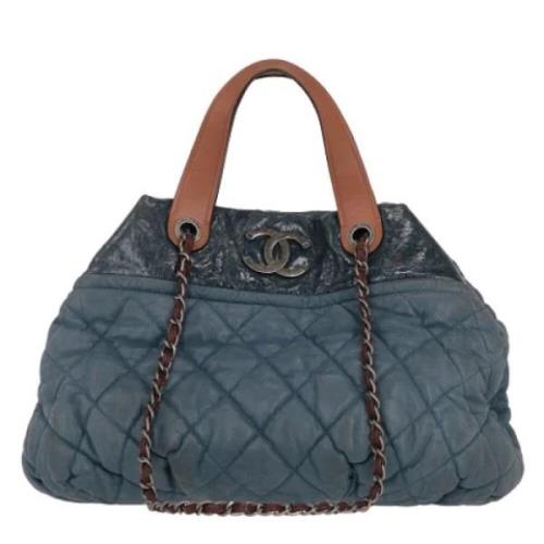 Chanel Vintage Pre-owned Laeder chanel-vskor Blue, Dam