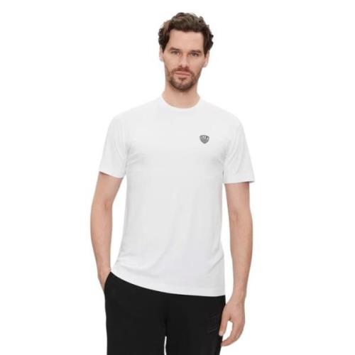 Emporio Armani EA7 Casual Bomull T-shirt White, Herr