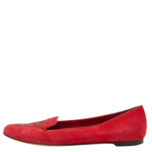 Alexander McQueen Pre-owned Pre-owned Mocka lgskor Red, Dam