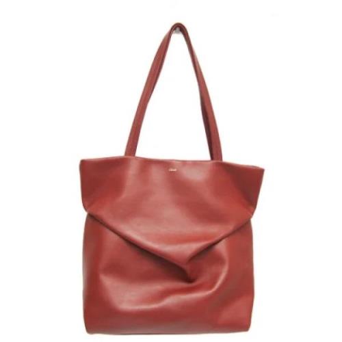 Chloé Pre-owned Pre-owned Laeder axelremsvskor Red, Dam