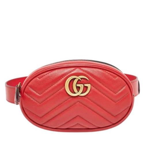 Gucci Vintage Pre-owned Laeder handvskor Red, Dam