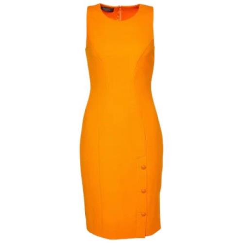 Versace Pre-owned Pre-owned Tyg klnningar Orange, Dam