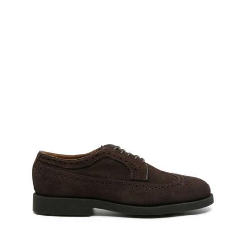 Sebago Canton Suede Brogue Skor Brown, Herr