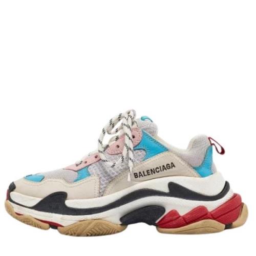 Balenciaga Vintage Pre-owned Laeder sneakers Multicolor, Dam