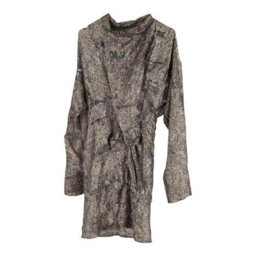 Isabel Marant Pre-owned Pre-owned Silke klnningar Brown, Dam