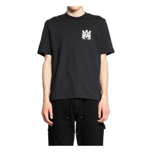 Amiri Kärna Logo Tee Svart Kort Ärm Black, Herr