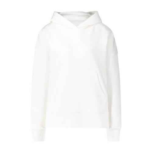 Closed Oversize Hoodie med Bauchtasche White, Dam