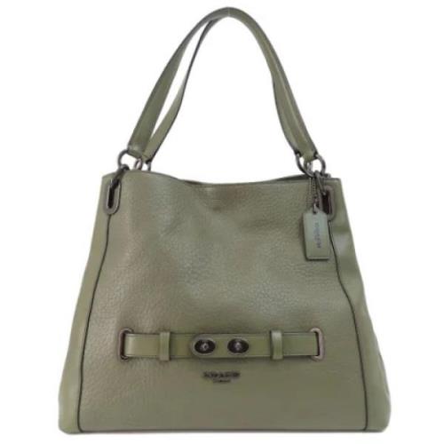 Coach Pre-owned Pre-owned Tyg totevskor Green, Dam