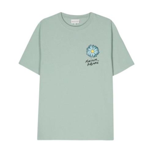 Maison Kitsuné T-Shirts Blue, Herr