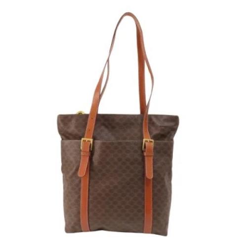 Celine Vintage Pre-owned Canvas celine-vskor Brown, Dam