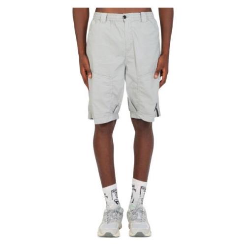 C.p. Company Zipped Shorts i 50 Fili Stil Gray, Herr