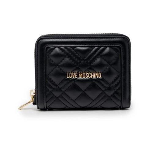 Love Moschino Stor Damplånbok Höst/Vinter Kollektion Black, Dam