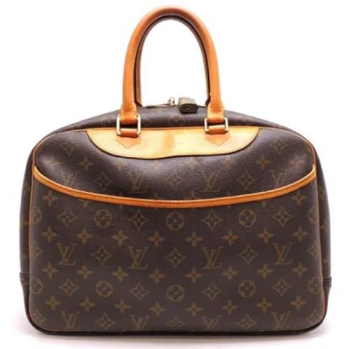 Louis Vuitton Vintage Pre-owned Canvas handvskor Brown, Dam