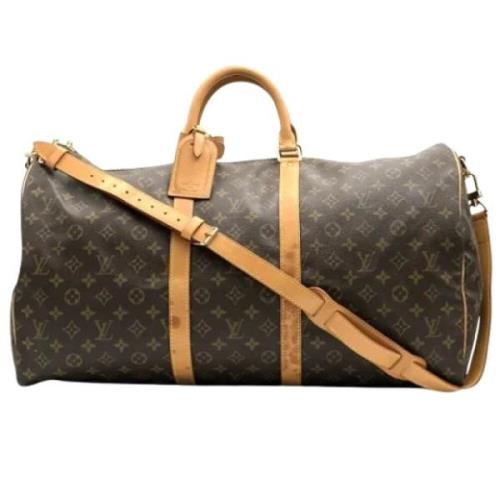 Louis Vuitton Vintage Pre-owned Canvas handvskor Brown, Dam