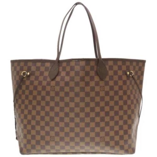 Louis Vuitton Vintage Pre-owned Canvas axelremsvskor Brown, Dam