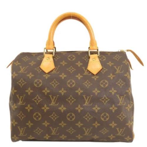 Louis Vuitton Vintage Pre-owned Canvas handvskor Brown, Dam