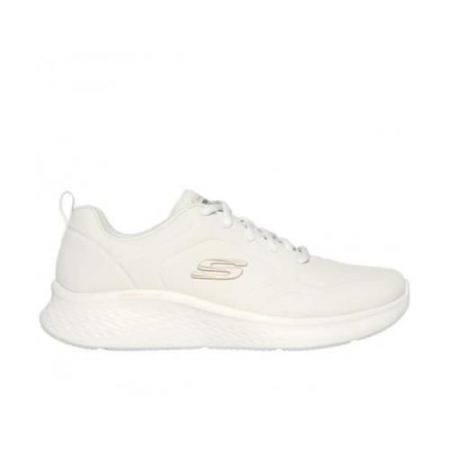 Skechers Sportig och Elegant Sneaker White, Dam