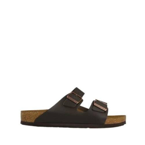 Birkenstock Arizona Natural Leather Sandaler Brown, Herr