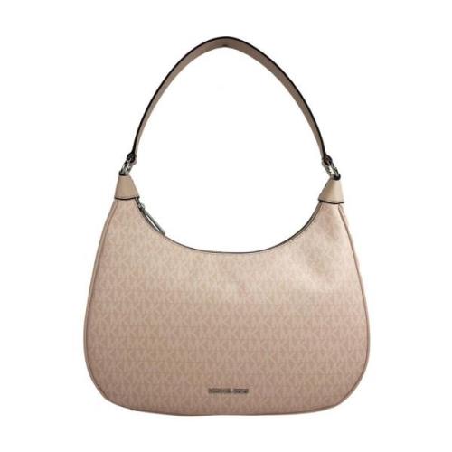 Michael Kors Stilren Crossbodyväska med Innerficka Beige, Dam