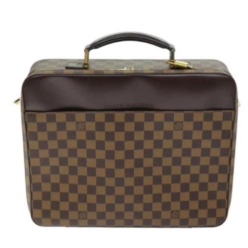 Louis Vuitton Vintage Pre-owned Canvas portfljer Brown, Dam