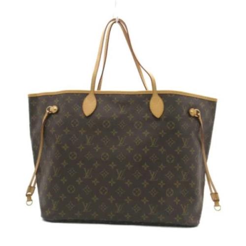 Louis Vuitton Vintage Pre-owned Canvas axelremsvskor Brown, Dam