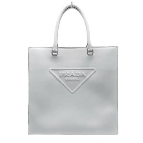 Prada Vintage Pre-owned Laeder prada-vskor Gray, Dam