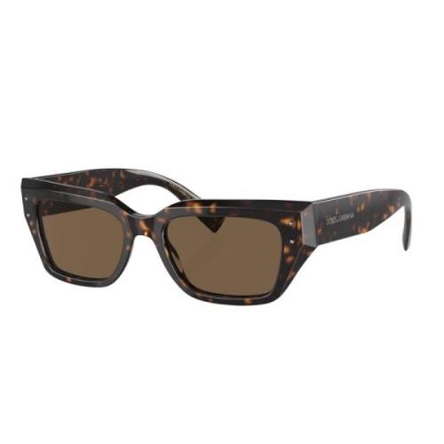 Dolce & Gabbana Brun Havana Solglasögon Dg4462 Stil Brown, Dam