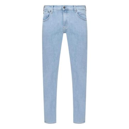 Calvin Klein Denim Jeans Blå Knappar Dragkedja Fickor Blue, Herr