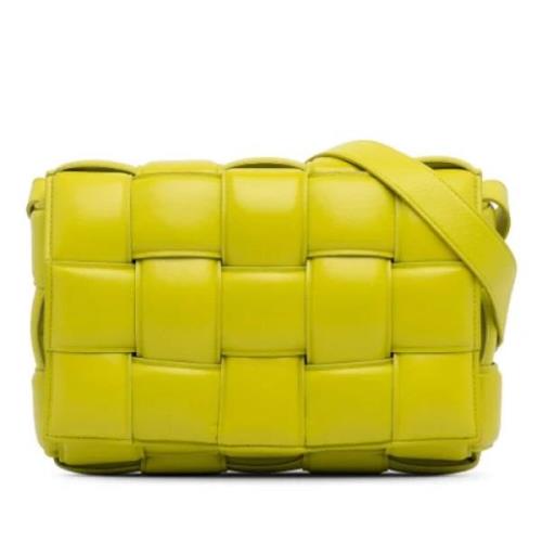 Bottega Veneta Vintage Pre-owned Laeder axelremsvskor Green, Dam