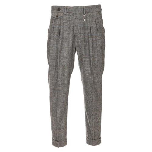 Manuel Ritz Baggy Fit Ullbyxor Gray, Herr