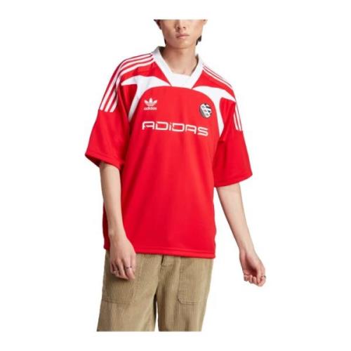 Adidas Oversized Short Sleeve Jersey Red, Herr