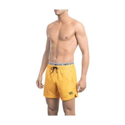 Bikkembergs Vibrant Orange Swim Shorts Yellow, Herr