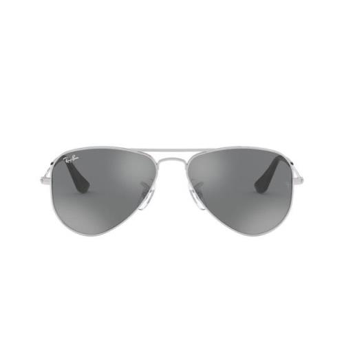 Ray-Ban Junior Aviator Solglasögon Guld Brun Yellow, Unisex